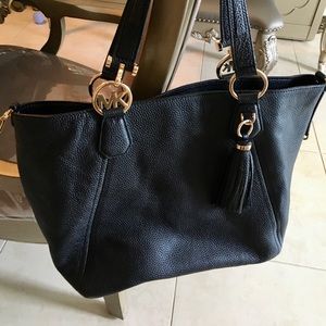 BLACK LEATHER BAG